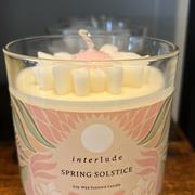 Flower spring candle